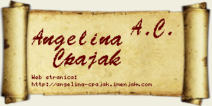 Angelina Čpajak vizit kartica